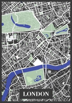Poster  Plan de Londres