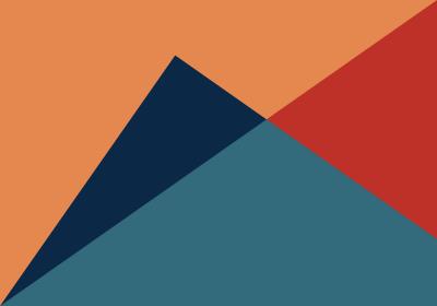 Papier peint  Triangles équilatéraux à dominante orange