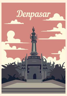Poster  Monument à Denpasar