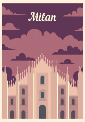 Poster  Cathédrale gothique de Milan
