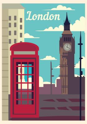 Poster  Symboles de Londres