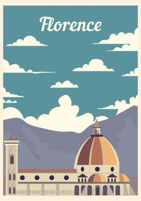 Poster  Monuments de Florence