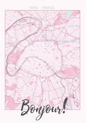Poster  Plan de Paris