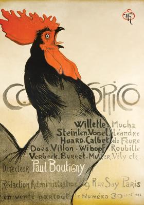 Poster  Cocorico - Theophile-Alexandre Steinlen Charles Verneau 