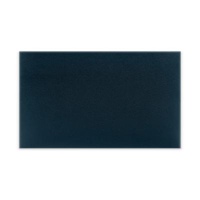 Panneau mural capitonné 50x30 bleu marine rectangle
