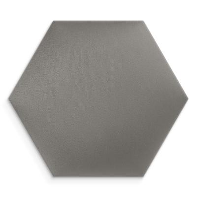 Déco & accessoires Panneau mural capitonné 20 gris clair hexagone