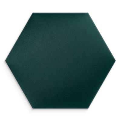 Déco & accessoires Panneau mural capitonné 20 vert émeraude hexagone