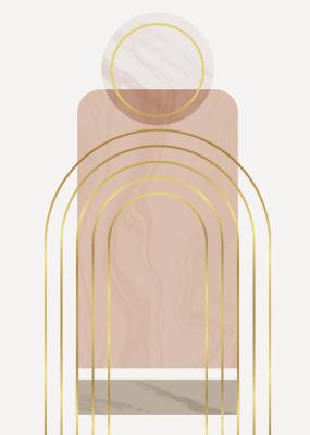 Poster  Géométrie dans le minimalisme avec de l'or