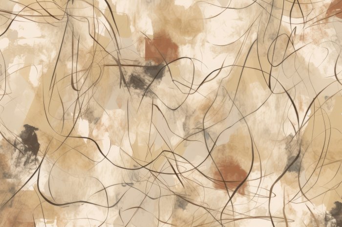 Papier peint  Peinture abstraite de style moderne