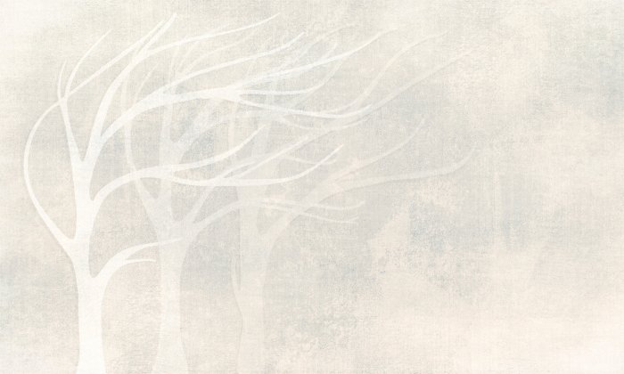 Papier peint  Arbres délicats sur un fond texturé