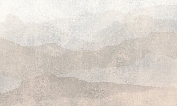 Papier peint  Paysage de montagne dans un style minimaliste avec texture