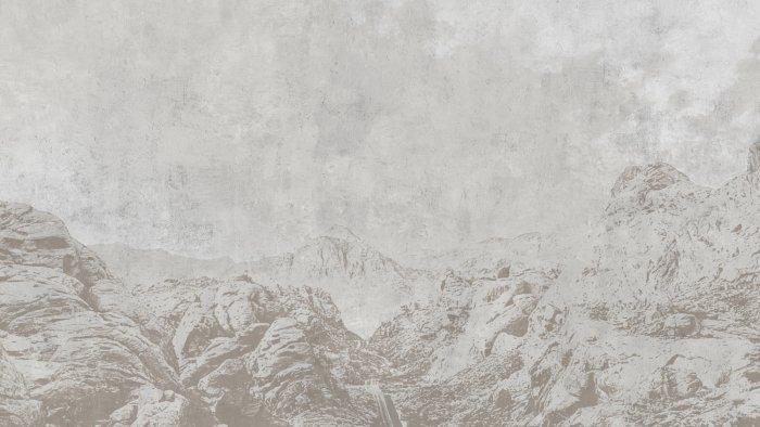 Papier peint  Paysage industriel avec montagnes