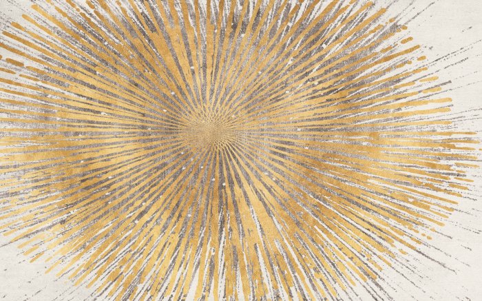 Papier peint  Cercle doré abstrait avec texture