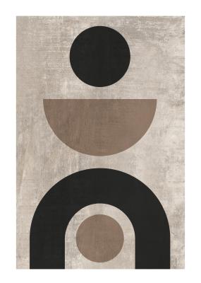 Poster  Minimalisme d'abstraction géométrique