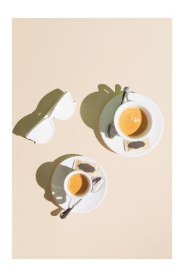 Poster  Tasses à café blanches