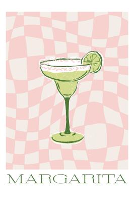Poster  Cocktail Margarita illustration moderne