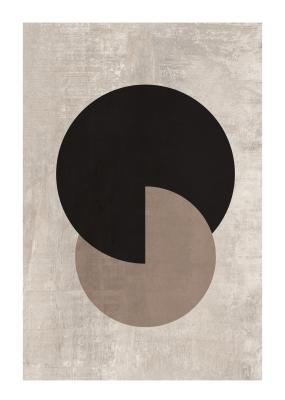 Poster  Abstraction géométrique dans un style minimaliste