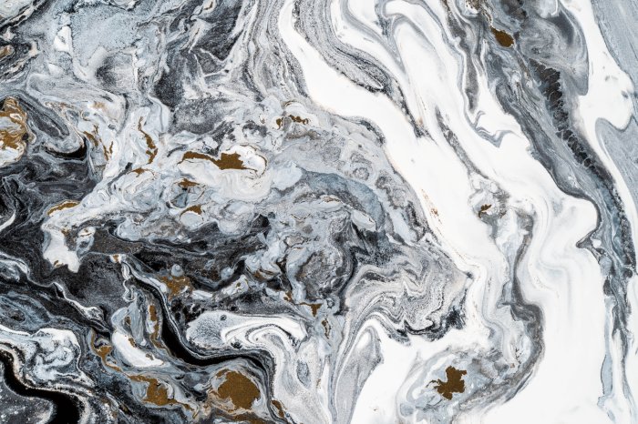 Papier peint  Marbre abstrait en gris