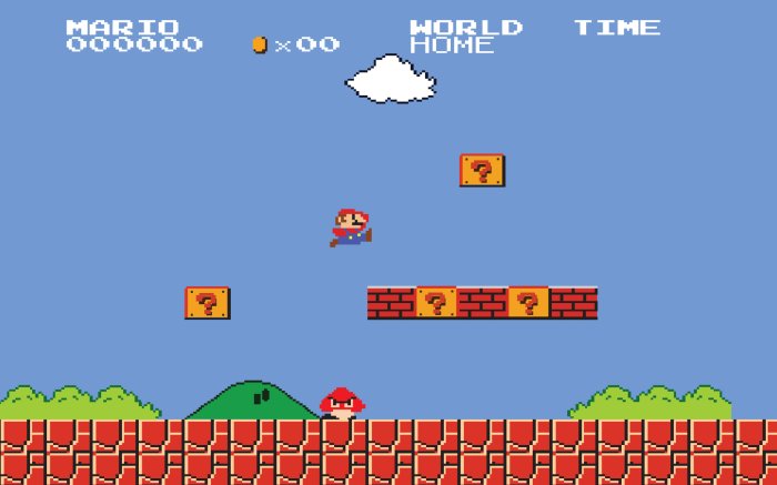 Papier peint  Thème du jeu Super Mario