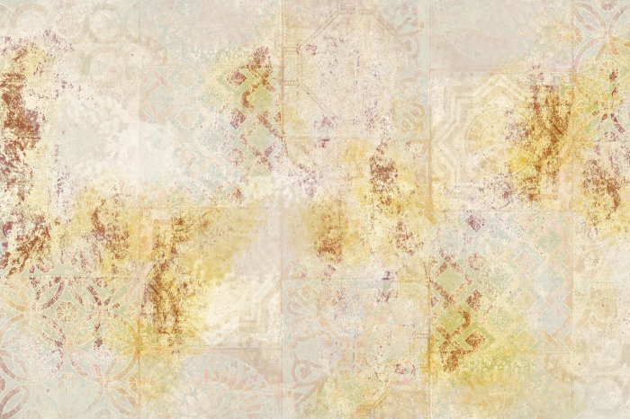 Papier peint  Ornement délicat avec décoration dorée