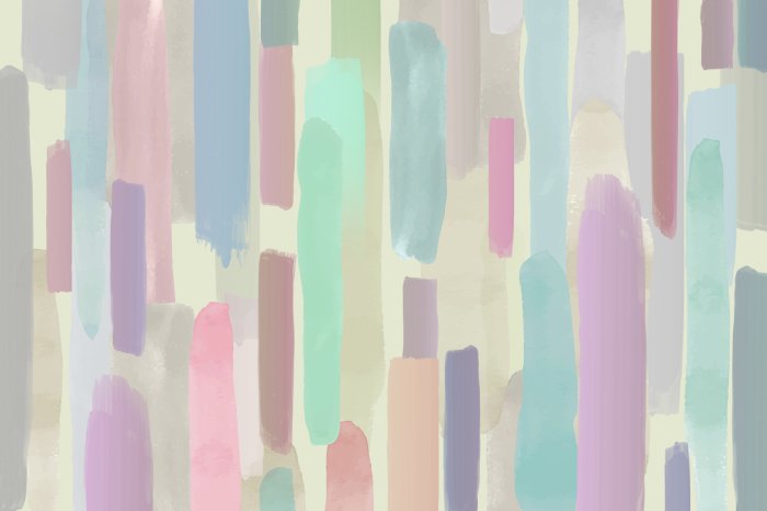 Papier peint  Traits de pinceau pastel
