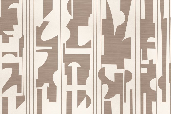 Papier peint  Motif géométrique de style scandinave avec texture délicate