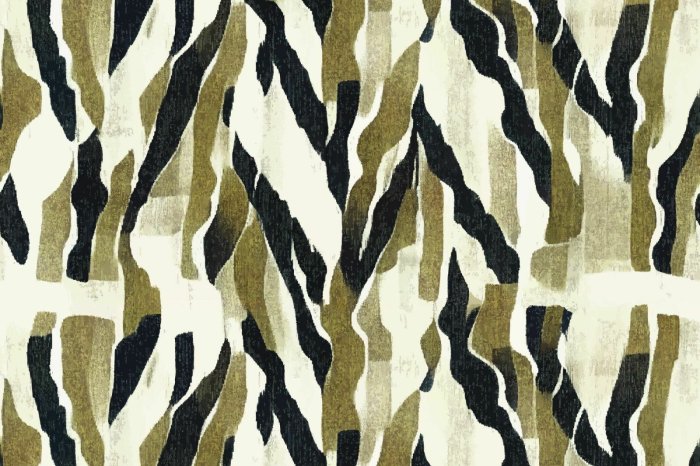 Papier peint  Motif abstrait style zèbre