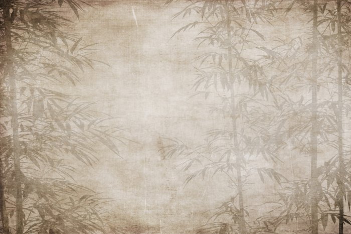 Papier peint  Imitation d'une forêt tropicale sur papier