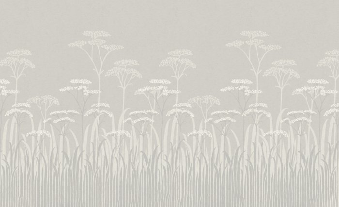Papier peint  Prairie sauvage avec des fleurs des champs