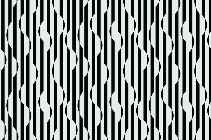 Papier peint  Motif à rayures noires et blanches de zèbre