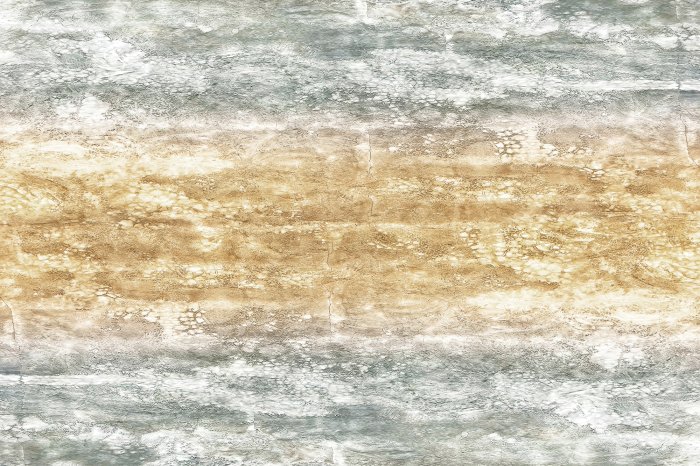 Papier peint  Imitation de pierre grise et dorée