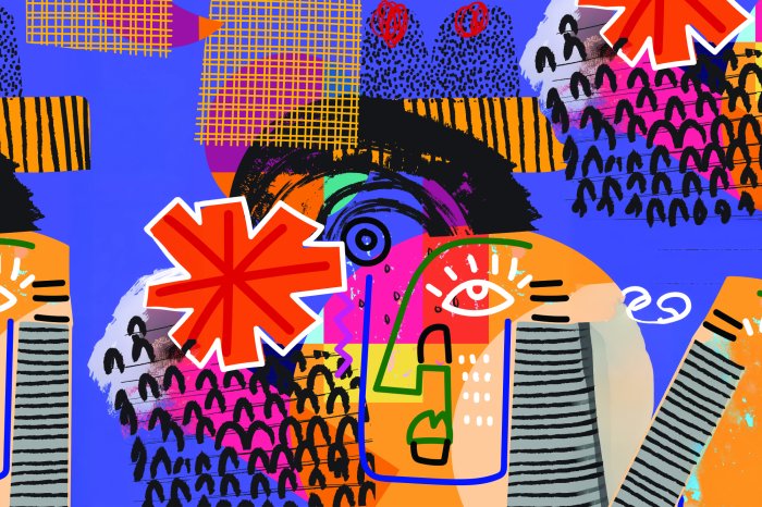 Papier peint  Expressions abstraites vivantes illustrations artistiques