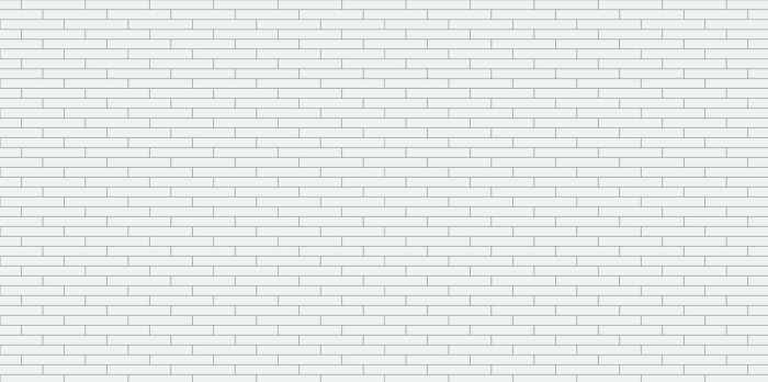 Papier peint  Imitation délicate d'un mur en briques blanches