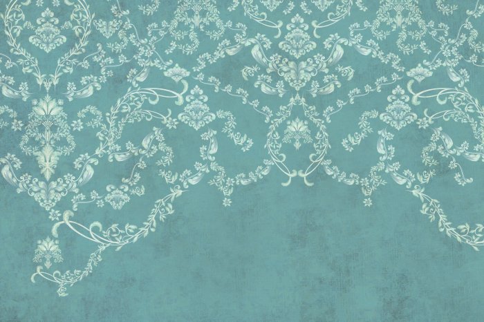 Papier peint  Motif ornemental de style baroque