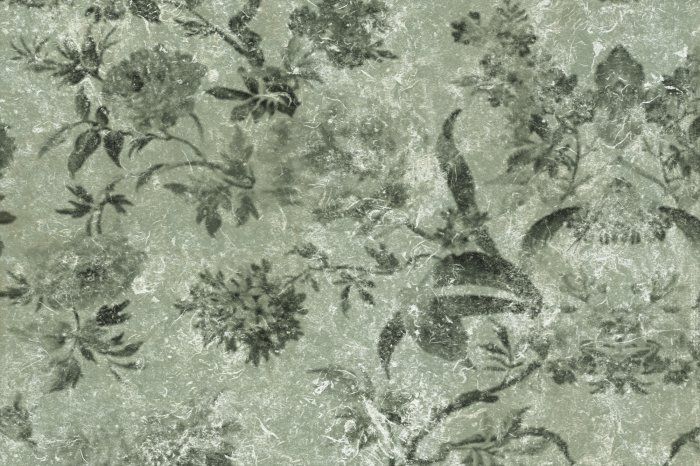 Papier peint  Fleurs de pivoine style rétro