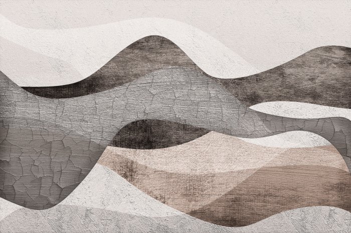 Papier peint  Imitation texturée des dunes du désert