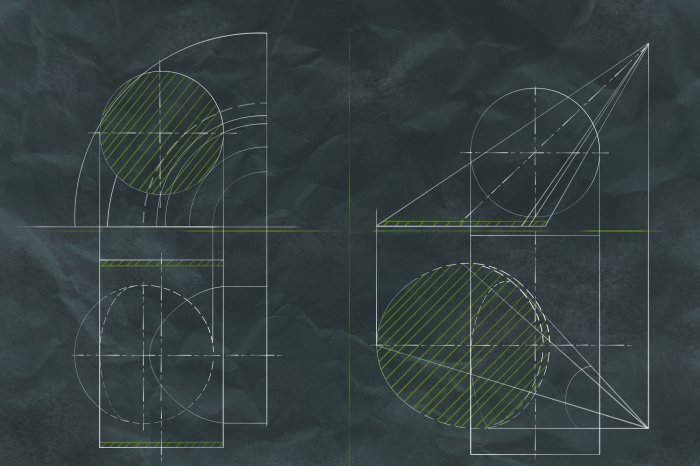 Papier peint  Croquis de formes géométriques