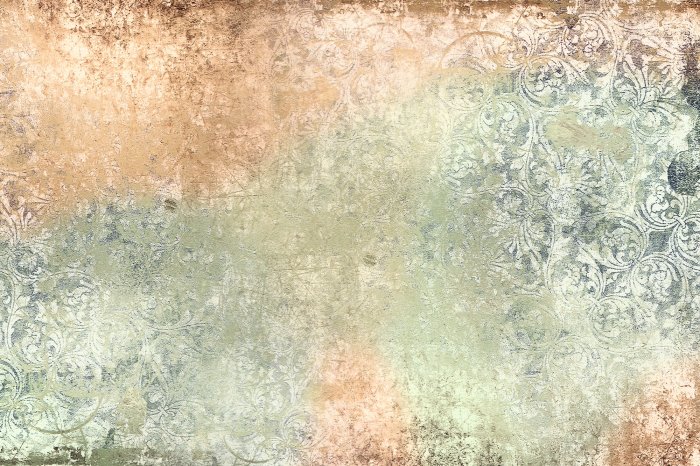 Papier peint  Motif ornemental de style rétro