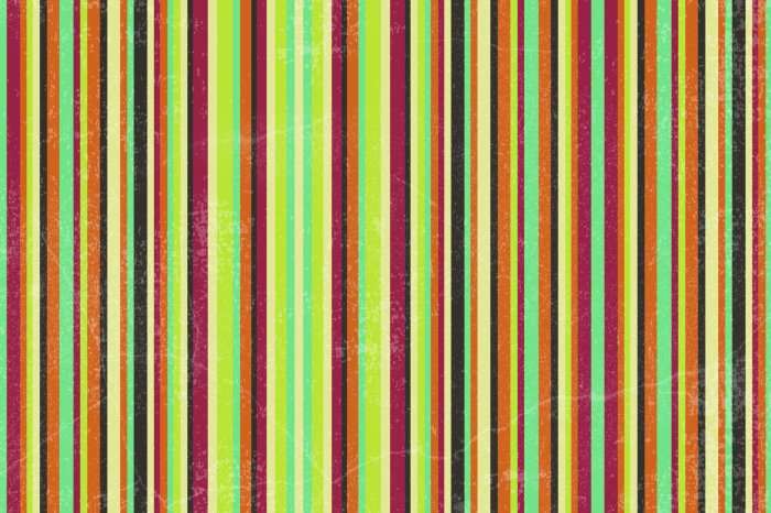 Papier peint  Motif avec rayures vintage colorées