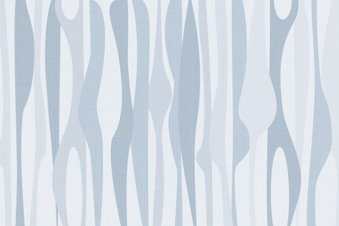 Papier peint  Motif ondulé gris délicat