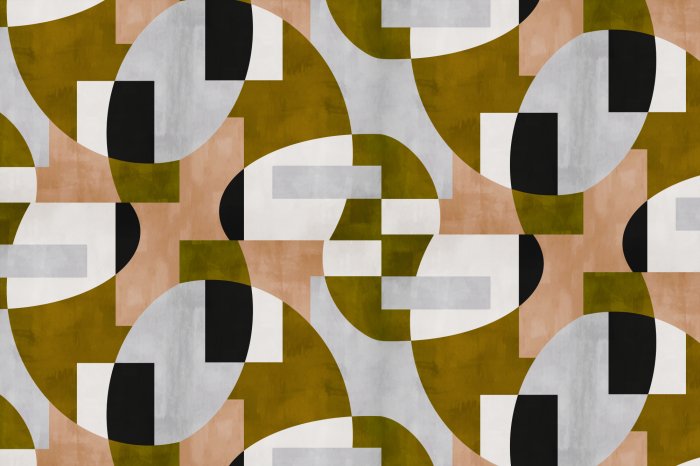 Papier peint  Formes dans le style scandinave