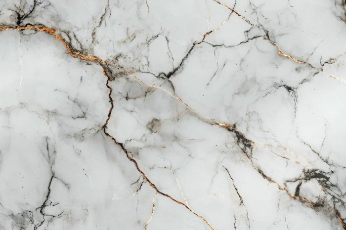 Papier peint  Marbre blanc, texture de pierre fond