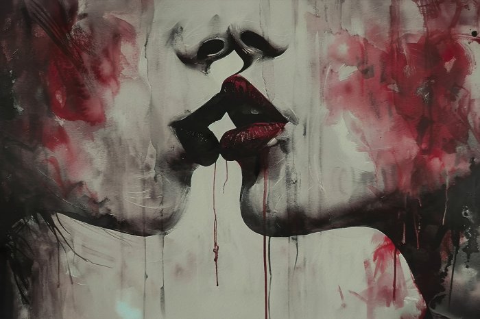 Papier peint  Dessin subtil du corps féminin