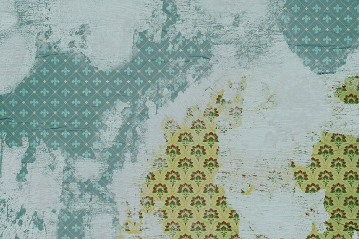 Papier peint  Motif ornemental richement décoré