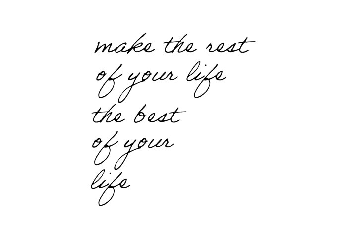 Papier peint  Texte motivant sur fond blanc