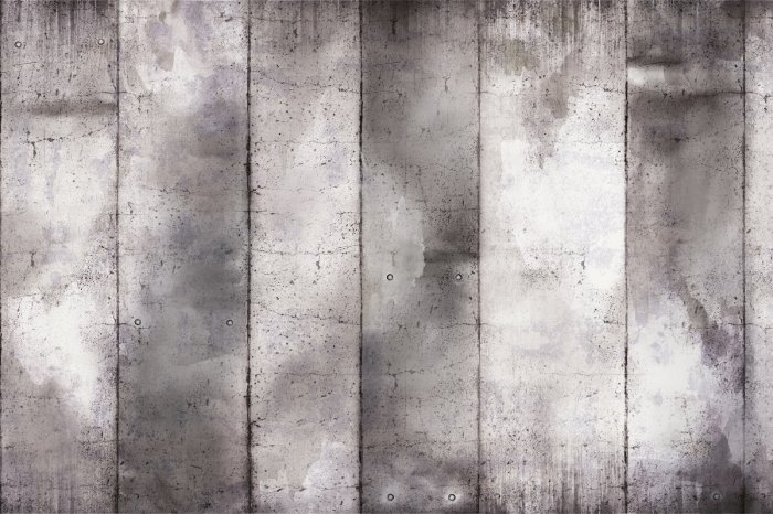 Papier peint  Mur en béton composé de blocs gris