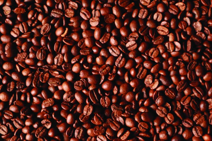 Papier peint  Grains de café frais