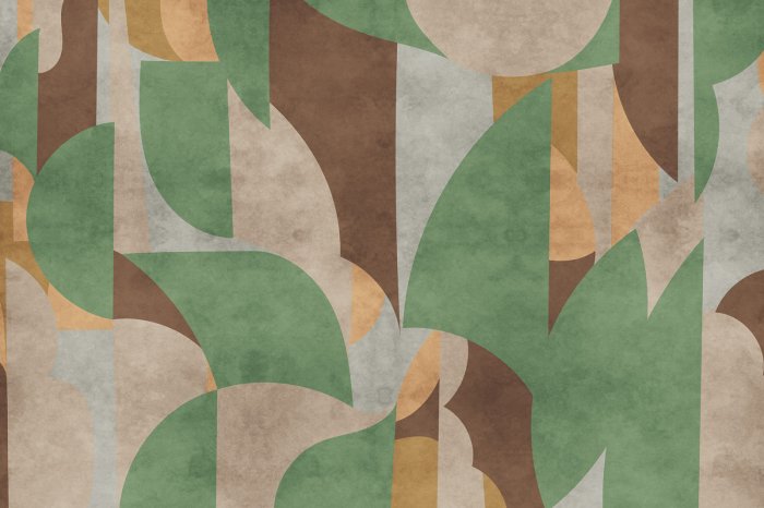 Papier peint  Formes géométriques abstraites de style moderne avec texture