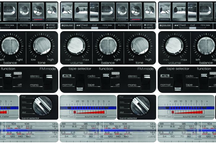 Papier peint  Amplificateur de musique vintage