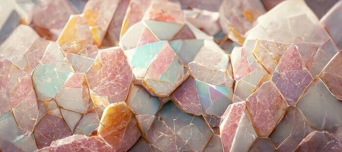 Papier peint  The texture of light pink marble. Natural stone pattern. Abstract 3D illustration of marble surface for backgrounds, wallpapers, photo wallpapers, murals, posters.